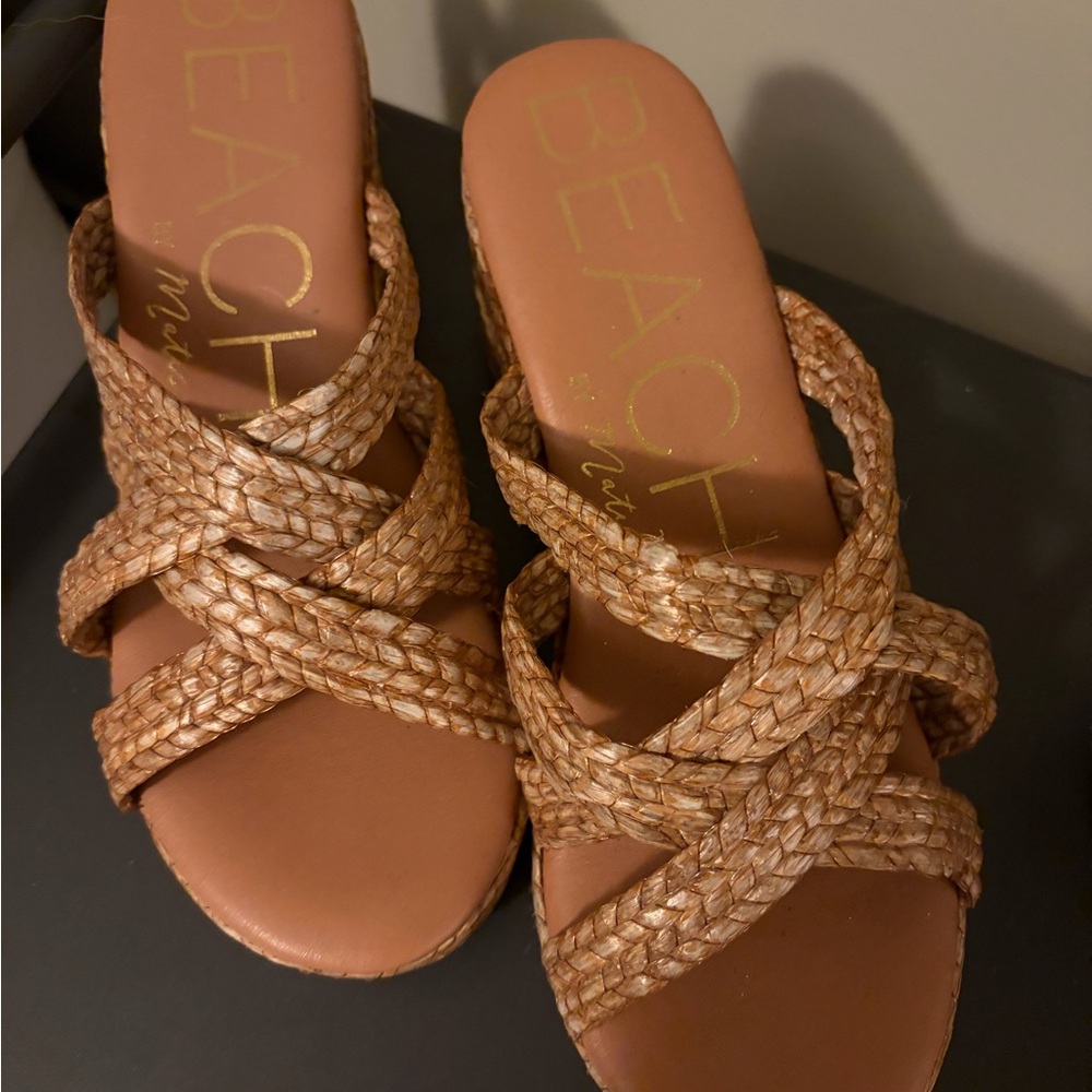 Beach by Matisse Women's Braided Tan Sandals